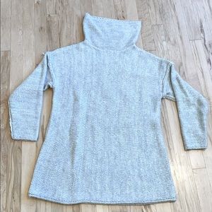 Chunky stitch tunic sweater